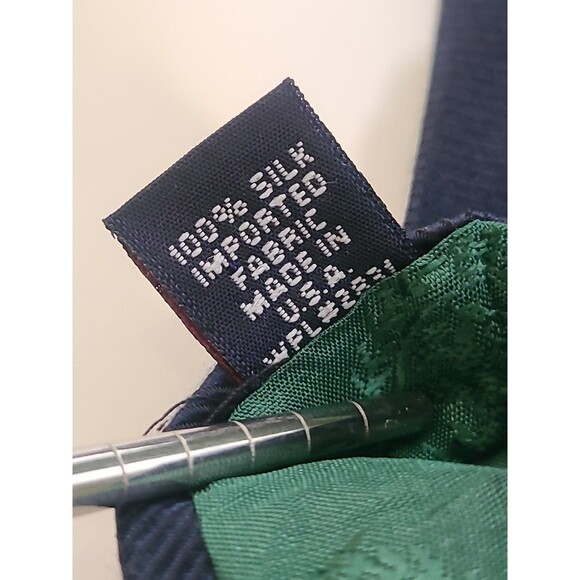 Tommy Hilfiger Mens Repp Imported Silk Classic Graphic Vintage Neck Tie Work - Picture 6 of 9